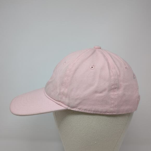 U.S. Polo Assn. Strapback Hat Pink One Size Embroidered Logo Adjustable - Picture 3 of 8